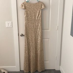 Gold sequence dress